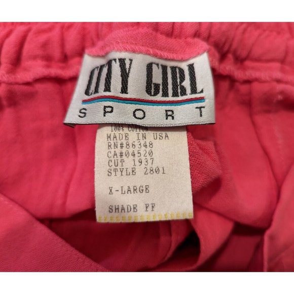 Vintage 80s Skirt Jacket Set Pink Oversize Midi Misses Size L XL - Picture 10 of 16